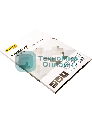 Этикетки Silwerhof A4 70x49.5 мм 18 шт на листе/50л./белый матовое самоклей. универсальная