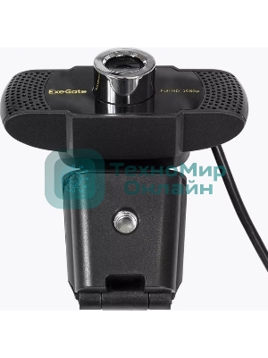 Веб-камера ExeGate BusinessPro C922 FullHD 1920x1080, 30 кадр/с, USB Type-A, микрофон (шумоподавление), универсальное крепление, штатив в комплекте