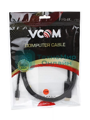 Кабель-переходник Mini DP M to HDMI M 1,5 м VCOM (CG695)