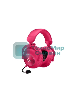 Гарнитура беспроводная/проводная игровая Logitech G Pro X 2 Wireless, розовый 981-001275