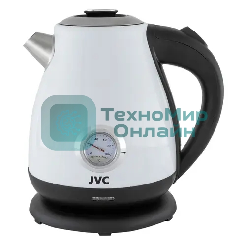 Чайник электрический JVC JK-KE1717 белый, объем 1.7 л, максимальная мощность 2200 Вт