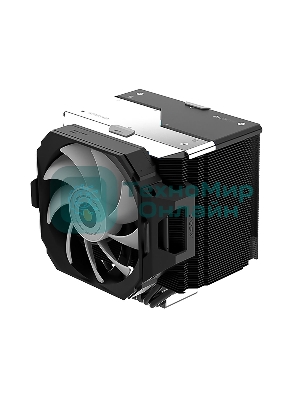 Кулер для процессора Alseye i600-B черный, 120 мм, алюминий/медь, 2300 об/мин, 37.8 дБ, 4 pin, 265 Вт, 160 мм