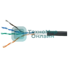 Кабель Cablexpert FPC-5051E-4-CU, FTP indoor 4x2x0.51, медный, кат.5e, однож., 305м, box, серый