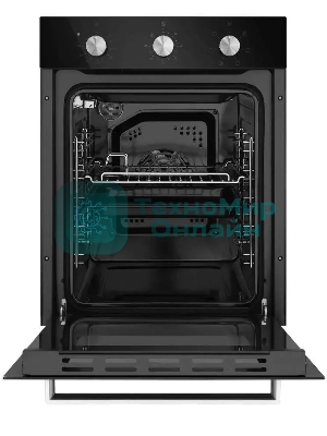 Духовой шкаф электрический встраиваемый HOMSair OEF451BK черный