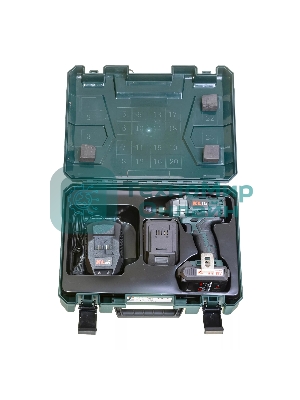 Профессиональный бесщеточный гайковерт аккумуляторный KLPRO KLSS18B-20 (18В, Li-ion-2шт, 2.0А·ч, 250Нм, 2 скорости, подсветка,З/У,в кейсе)