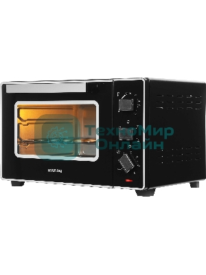 Мини-печь Hyundai MIO-HY093 28 л, 1600 Вт, черный