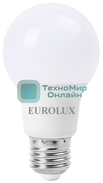 Лампа светодиодная EUROLUX LL-E-A60-7W-230-4K-E27 груша