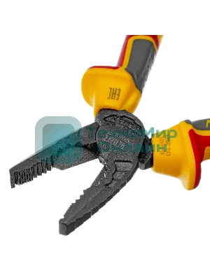 Плоскогубцы комбинированные Denzel диэлектрические трехкомпонентные рукоятки до 1000 В, 165 мм