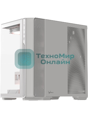 Компьютерный корпус Formula V Line Crystal Z7 PA White, ATX, TYPE-C*1, USB3.0*1, Front+Side Glass, SIDE 3x PERFORMANCE ARGB, REAR 2x PERFORMANCE ARGB