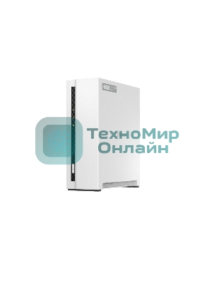 Сетевое хранилище SMB QNAP TS-133 NAS 1 HDD tray. ARM 4-core Cortex-A55 1.8GHz, ram 2 Gb (max), 1x1GbE, 1xUSB 2.0 port,1xUSB 3.2 Gen 1