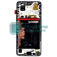 Дисплей для Huawei Nova 9 SE в сборе с тачскрином, панелью и аккумулятором (SP 02354UWB), синий