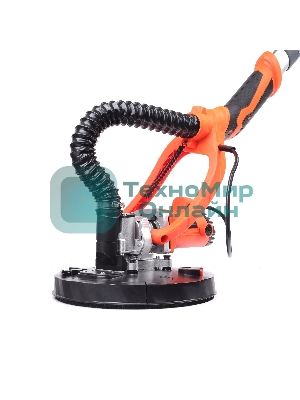 Машина шлифовальная Patriot Expert WS 225 SL 710Вт, 1700 об/мин, d диска 225 мм, d шлиф.подошвы 215 мм, доп. треугол.подошва 285*285*285 мм, подсветка, кейс (бетон, гипсокартон)