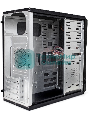 Компьютерный корпус Minitower ExeGate BA-202-UNS500 (mATX, БП UNS500 с вент. 12см, 2хUSB, аудио, черный)