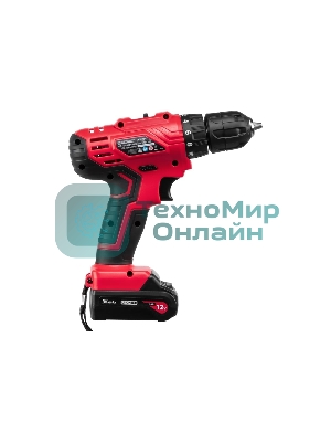 Дрель-шуруповерт аккумуляторная MTX MCDL-12-02, Аккумуляторная, 12В, 2 АКБ, Кейс