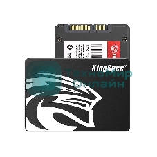 Накопитель SSD KingSpec P3-256, 256Gb, SATA, 2.5