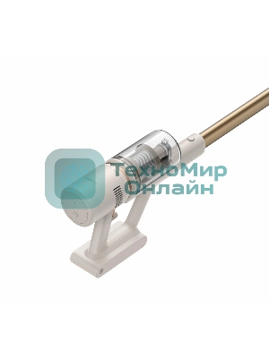 Пылесос вертикальный Dreame U20 бежевый/золотистый, питание от аккумулятора, 140 Вт, уборка сухая, пылесборник 0.5 л, работа от АКБ max 60 мин