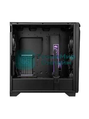 Компьютерный корпус MSI MPG GUNGNIR 300P AIRFLOW Midi Tower, EATX, 2xUSB 3.2 Gen 1, 1xUSB 3.2 Gen2 Type-C, 4x120мм PWM black Fan, 1x80мм Fan, 2x 6015 Fan, MPG PCI-E 4.0 X16 RISER CABLE, Tempered Glass Window