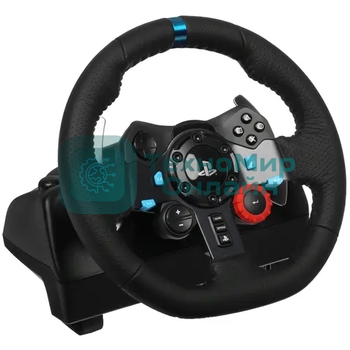 Руль LOGITECH G29 игровой (USB, для PS и PC, педали, виброотдача, 941-000113/941-000112/941-000142)