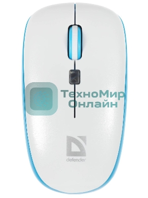 Комплект клавиатура+мышь Defender Skyline 895 беспроводной, USB, 2000 DPI, белый