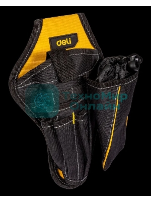 Поясная сумка-кобура монтажника Deli DLP07