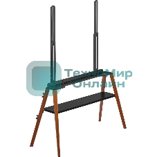 Подставка для телевизора Cactus CS-ST3647BKWN черный/орех, 49