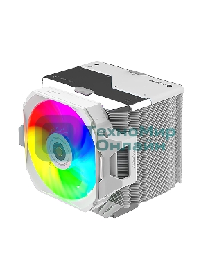 Кулер для процессора Alseye i600-W белый, 120 мм, алюминий/медь, 2300 об/мин, 37.8 дБ, 4 pin, 265 Вт, 160 мм