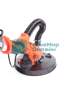 Машина шлифовальная Patriot Expert WS 225 SL 710Вт, 1700 об/мин, d диска 225 мм, d шлиф.подошвы 215 мм, доп. треугол.подошва 285*285*285 мм, подсветка, кейс (бетон, гипсокартон)