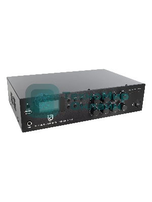 Микшер-усилитель Intrend ITMXAMP-120MT MP3, FM тюнер, USB, Bluetooth, 2хMic/3хLine входы, 1хLine выход,120 Вт, 4/8Ом/100V, IR-пульт в комплекте