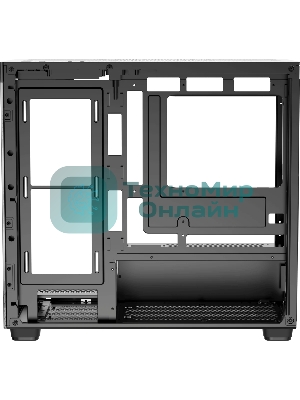 Компьютерный корпус Ocypus Gaммa C52 BK mATX/win/black/no PSU/Tempered Glass
