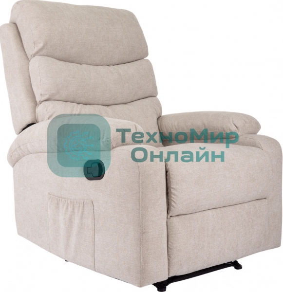 Кресло для дома Бюрократ Han бежевый, металл (_HAN/BEIGE)