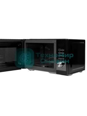 Микроволновая печь Centek CT-1564 черный, 23 л, 800 Вт, переключатели - кнопки, поворотный механизм