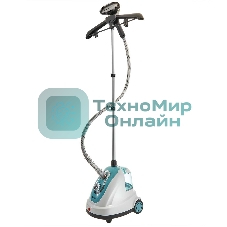 Отпариватель Delta DL-2016S белый/серо-голубой, 2000 Вт, 32 г/мин, 1400 мл