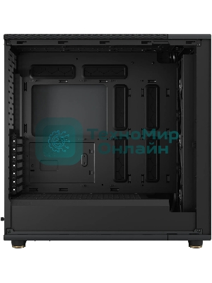 Компьютерный корпус без блока питания Case Fractal Design North XL, Full-Tower, 3x140мм, 2xUSB-A 3.0 + 1xUSB 3.2 Type-C E-ATX, ATX, mATX, mITX Wood panel Charcoal черный