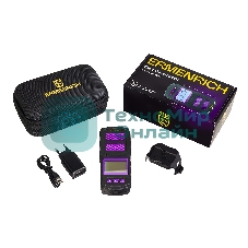 Детектор газа Ermenrich NG60 портативный фиолетовый/черный (84760)