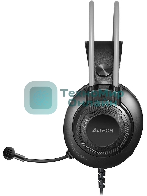 Гарнитура A4Tech Fstyler FH200U серый, проводная