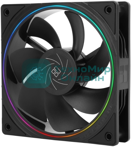 Кулер для корпуса Thermalright TL-S12R Reverse (120x120x25mm, 4-pin PWM, ARGB, 47.6CFM, 23.2dBA, 1500RPM, черный)