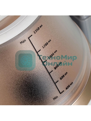 Отпариватель Kitfort КТ-913 белый/золотистый, 2000 Вт, 35 г/мин, 1300 мл