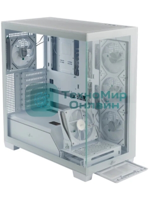 Корпус eATX Eurocase M9 Max-Fish tank M9 MAX 2ARGB 3_0_2 WHITE белый