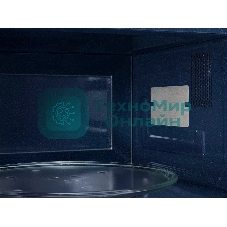 Микроволновая печь Samsung MS23T5018AN/BW голубой, 23 л, 800 Вт, переключатели - сенсор