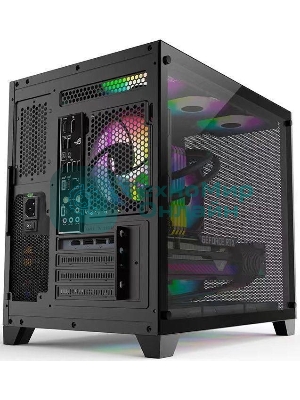 Компьютерный корпус AeroCool/Formula Crystal Z5 черный без БП mATX 1x120мм 2xUSB 2.0 1xUSB 3.0 audio bott PSU