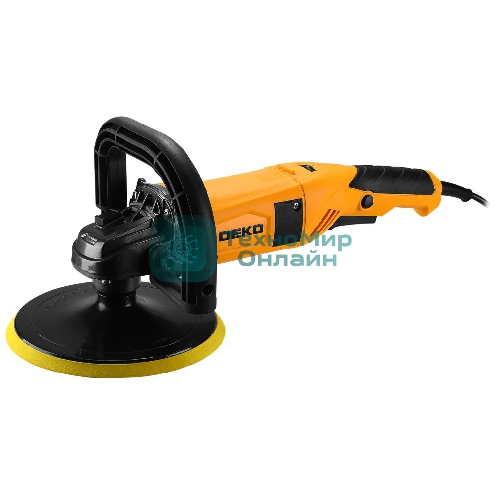 Шлифмашина полировальная сетевая DEKO DKP1400-180, 180мм, 1400 Вт