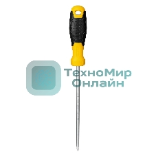 Крестовая отвертка Deli DL635150 PH1x150мм CR-V, Двухкомпонентная ручка. Хромированная.