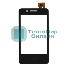 Сенсорное стекло (тачскрин) для Fly IQ436i ERA Nano 9, черное