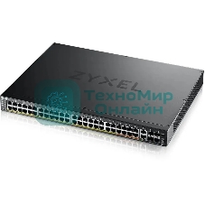 Коммутатор L3 Access Zyxel NebulaFlex Pro XGS2220-54FP, rack 19