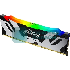 Оперативная память Kingston Fury Renegade, DDR5, 48Gb (1x48Gb), 6000MHz, CL32, DIMM, с радиатором, RGB, cеребристый/черный