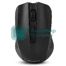 Мышь беспроводная SVEN RX-400W черный, 1400 dpi, радиоканал, USB, кнопки - 4
