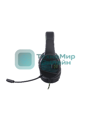 Гарнитура Harper GHS-X15 чёрный/зелёный, проводная