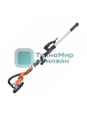 Машина шлифовальная Patriot Expert WS 225 SL 710Вт, 1700 об/мин, d диска 225 мм, d шлиф.подошвы 215 мм, доп. треугол.подошва 285*285*285 мм, подсветка, кейс (бетон, гипсокартон)