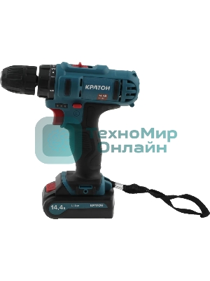 Дрель-шуруповерт аккумуляторная Кратон CD-14,4-Li-1,5