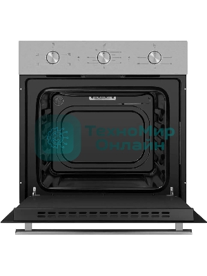 Шкаф духовой электрический Maunfeld AEOC6040S, 60л, дверца с 3 стеклами, нержавеющая сталь
